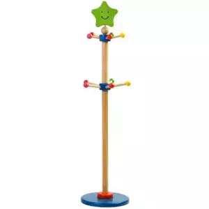 유치원 교실 귀여운 유아용 원목 옷걸이 키즈카페 놀이방