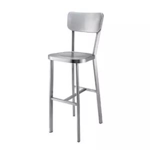 등받이 홈바 의자 바텐 스툴 스테인레스 체어 라탄 모던