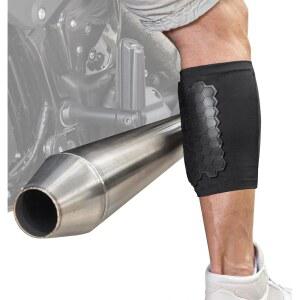 번재킷 프로 모터사이클 배기 파이프 종아리 장착 긴 - 슬리브 레이어 번 보호, 프리미엄 가드 쉴드, 보호 다리용 13.5-18인치 이중 레그 - 종아리 액세서리 히트 더 모터사이클 가드