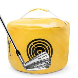 eAj 골프 임팩트 백 골프 스윙 보조 도구 - 골프 스윙 트레이너 및 연습 도구 골프 초보자를 위한 휴대용 파워 히트백 연습 도구 - 방수 및 내구성 골프 액세서리