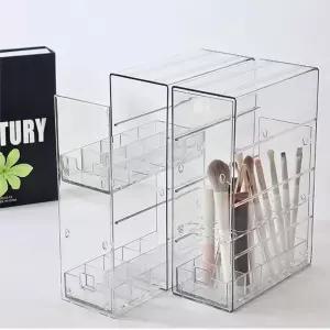투명수납함 꽂이 진열대 메이크업 화장품정리대 아크릴수납함