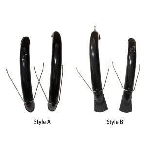 접이식 자전거 펜더  휠 보호대 블랙 바이크 머드가드 20 인치