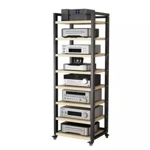 앰프 오디오랙 거실 스탠드 캐비닛 받침대 음향장비 cd선반 우퍼대 HiFi 장식장