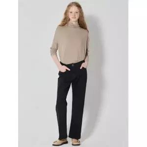 [르오트(LeOT)] 헤리티지 버튼 기모 스트레이트 데님팬츠 878837