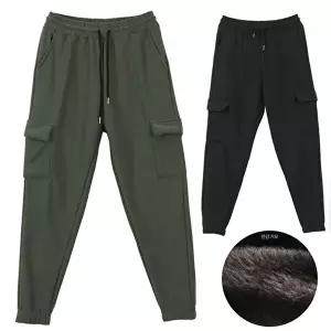 [셀러허브 패션]제니유 렉쉬 남성용 온장고 방한 기모 카고 조거 팬츠 (11697400B)