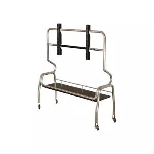 TV거치대 이동형 스텐 거실 모던 스테인레스스틸 디자인 티비 철제 스탠드