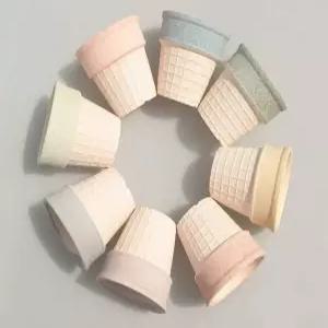 귀여운 다육이 화분 꽃 식물 실내 아이스크림 콘