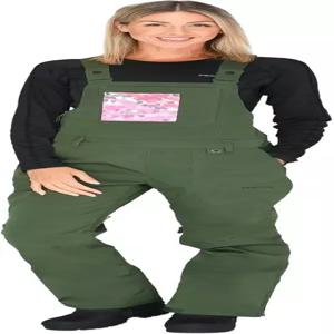 여성 채드윅 프린트 포켓 빕 오버롤