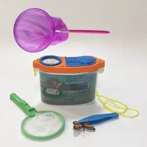 곤충채집 관찰통 포충망 어린이 자연학습 곤충키우기 그물망세트