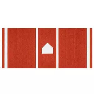 야구 배팅 스윙 매트 타격 네트 레드 패드 마운드