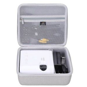 VISSPL 미니 프로젝터 1080P 풀 HD 지원 비디오 프로젝터와 호환되는 Aproca 케이스, 액세서리용 휴대용