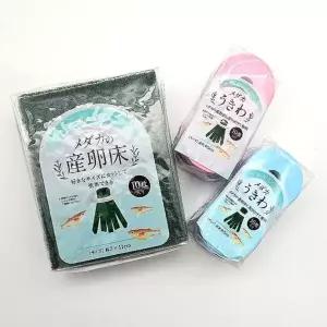 [하프클럽/셀러허브(펫)]메다카 무연마 수세미 산란층 우키와 10개 세트