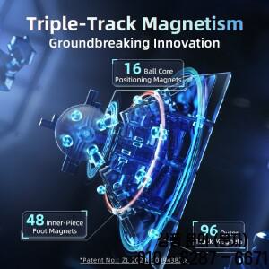 [Picube] MoYu V7 4x4 볼 마그네틱 매직 큐브 스티커가 없는 Cubo 자석 Magico 퍼즐 WRM 스피드