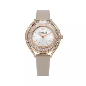 [스와로브스키]5519450 Crystalline Aura 크리스탈 여성 가죽시계