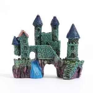 [하프클럽/셀러허브(펫)]워터월드 수족관 성벽 장식 C2 수조장식