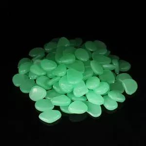 [하프클럽/셀러허브(펫)]샤이닝 야광돌 야광자갈 200p세트(그린)