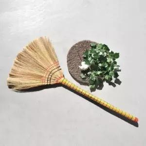 [마이모노샵][마이모노샵] 사무실 오피스 바닥청소 긴 갈대 빗자루 (16721721)