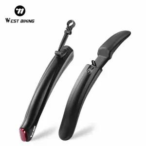 서쪽 자전거 26/27.5in 머드 가드 날개 빠른 분해 Mtb 전면 후면 스플래시 워터 부품으로부터 보호