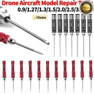 HSS 공구 육각 드라이버 세트 레드 핸들 0.9 1.27 1.3 1.5mm RC 헬리콥터 FPV 레이싱 드론 자동차 보트용