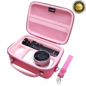 소니 알파 ZV-E10  IIZV-1ZV-1FZV-1 II용 하드 여행 케이스 카메라 키트 커버 보관 가방 핑크 (가방만!)