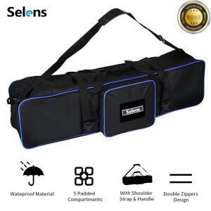 Selens 105cm43in 핸드백 운반 가방 사진 장비 라이트 스탠드 용 패드 지퍼 우산 삼각대 방수 카메라