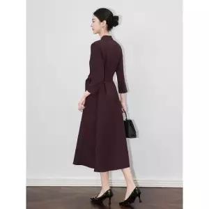 엘럽 원피스 치마 여성 빈티지 트렌치형 럭셔리 경량 정장 입체 원템1