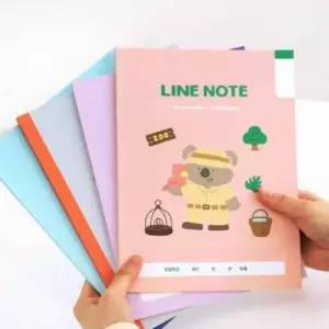 [문구/오피스] 초등학교 저학년 공부용 줄 노트 4권 학습 필기