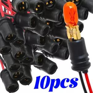 T10 전구 소켓 사전 배선된 플러그 앤 플레이 자동차 모터용 부드러운 고무 라이트 베이스 W5W 147 계기판