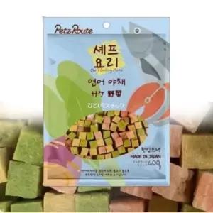 [반려] 강아지 셰프 한입 간식 연어 야채 400g 1P 훈련 트릿