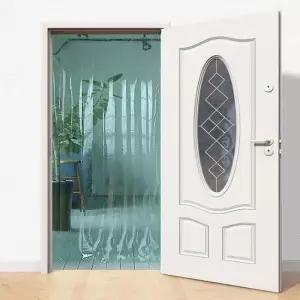 가정집파리문발 초록 비닐커튼 비닐 파리문발 그린