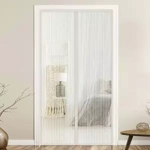 자영업자모기망 현관 차단망 90x210cm 흰색 모기장