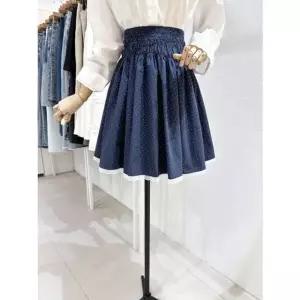 [갤러리아] [LAP]밑단레이스 스모킹 도트스커트 (AS7XS263)