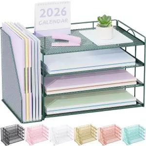 스페이스레아 종이 정리함 파일 정리함이 있는 책상 및 액세서리 카탈로그 참조 랙을 위한 작업 공간