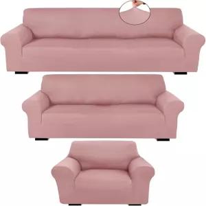 소파용 소파 가구 커버용 페리이터 3종 슬립커버 세트 러브시트 팔걸이 의자 폼 핏 스트레치 주름 없음