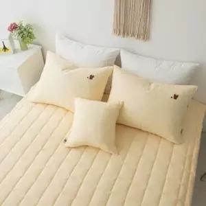 구스이불 도토리 MOC모달면 양편패드 Q 파스텔옐로우