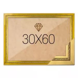 보석십자수액자 30x60 고급형 그레이스 골드 보석십자수