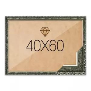 보석십자수액자 40x60 고급형 슬림 앤틱그린 보석십자수