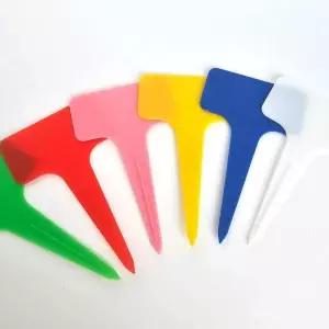 화분 다육이 컬러 푯말 식물 이름표 네임택