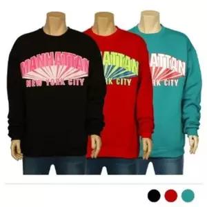 MTSS18187 맨하탄 컬러 맨투맨