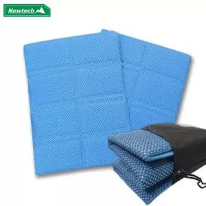 뉴테크 캠핑 1인매트 블루 28 x 37.5cm 캠핑용품 캠핑매트 피크닉매트