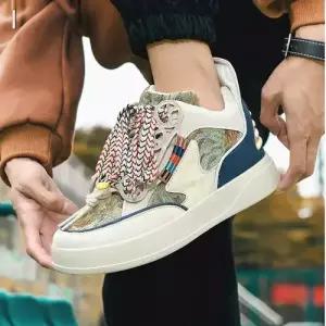 남성 하이탑 신발 보드화 빅사이즈 태슬 KS5