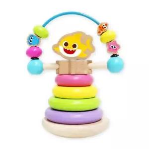 롤러코스터 핑크퐁 원목 링쌓기 롤러코스터