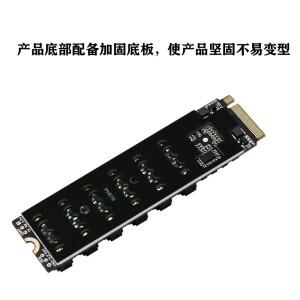 M.2 NVME PCI-E X4 X8 X16 - 6포트 3.0 SATA 어댑터 카드 라이저 III ASM1166 6GB/S 섀시 서버 PC 컴퓨터