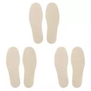 양털깔창 신발 보온 털 방한 겨울깔창 3켤레 세트