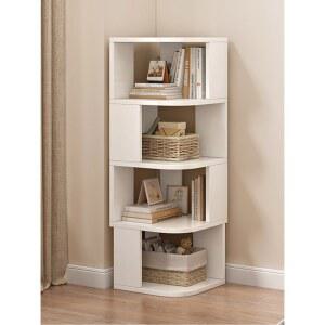 모퉁이 코너수납장 선반장 틈새 원목 호두색 미니 서랍장 틈새장 오픈형 오크색 책꽂이 수납