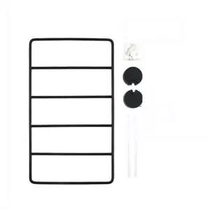 모던 심플 벽면 벽선반 상판별도구매 선택 숏 흑색 철제선반