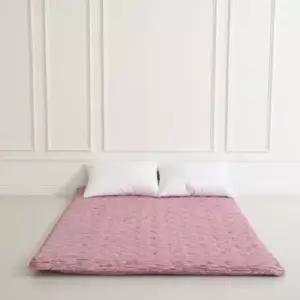 극세사이불 더크린 바닥요매트 핑크 싱글1인용(요커버/요솜)