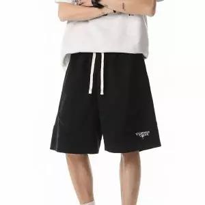 [RIZPICK]고급 면스판 남자 반바지 버뮤다 런닝 운동 농구 여름 밴딩반바지