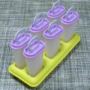 아이스크림실리콘틀 타파웨어 아이스크림바 메이커 샤베트바 몰드 6구