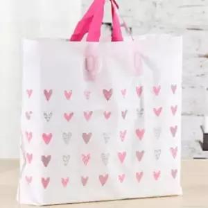 [문구/오피스] 하트 디자인 비닐 쇼핑백 20개 포장용